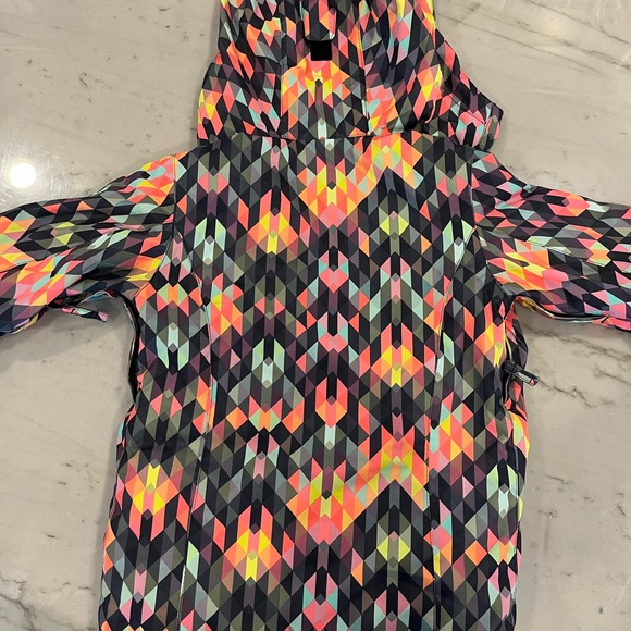 686 Kids Geometric Multicolor Jacket - Picture 3 of 8